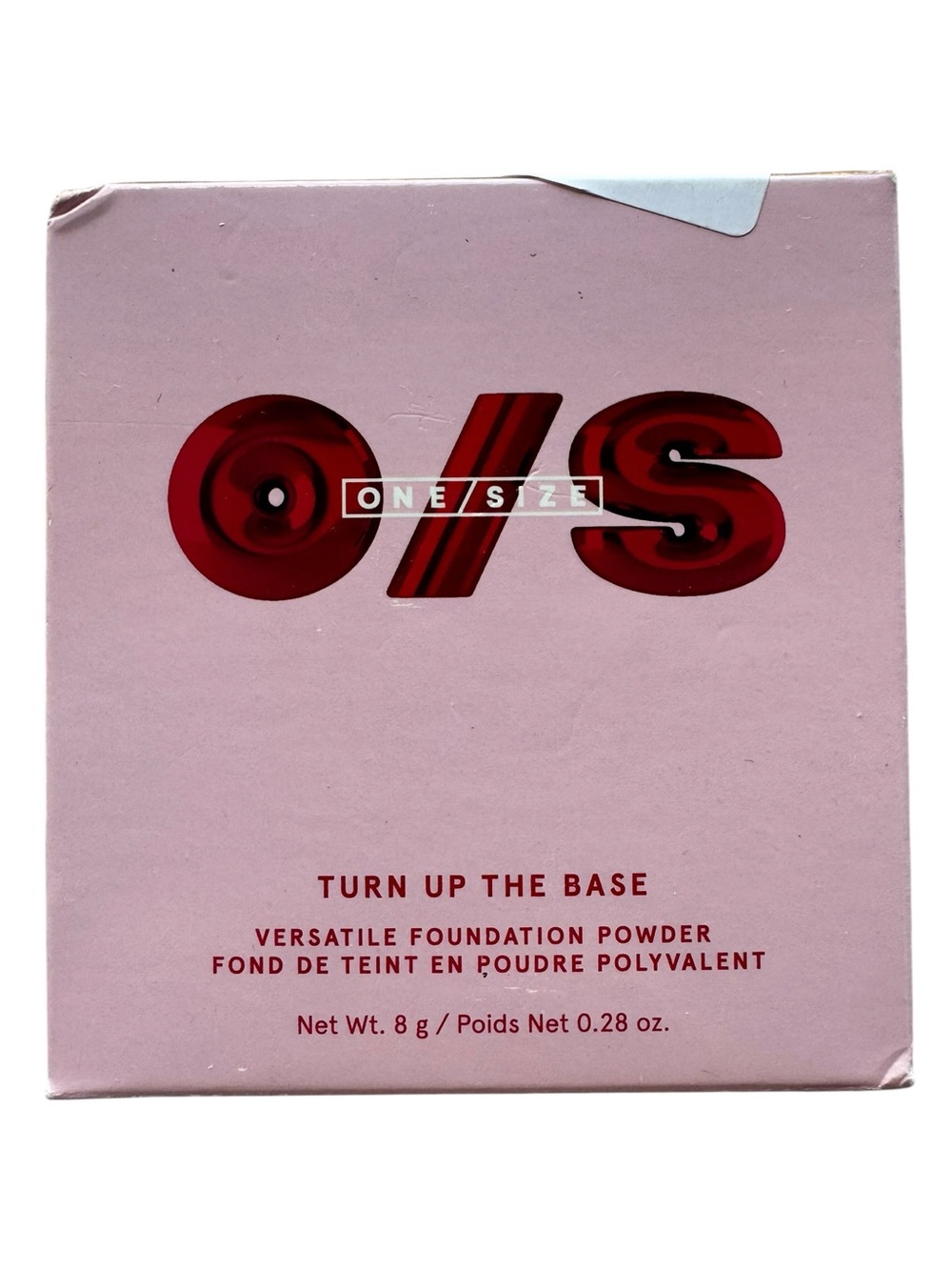 NIB ONE SIZE Turn Up Base Powder Foundation Dark 3 R Rose - MSRP $38